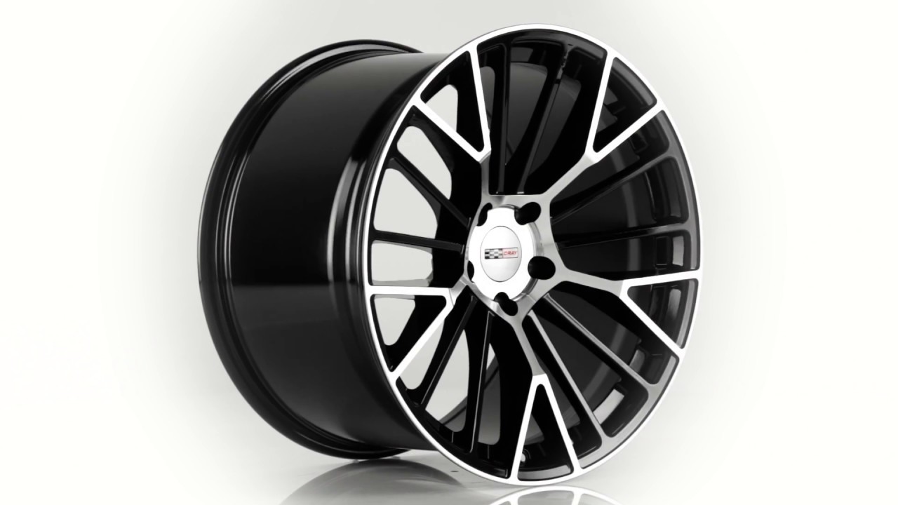 Cray Wheels - the Astoria in Gloss Black W Mirror Cut Face