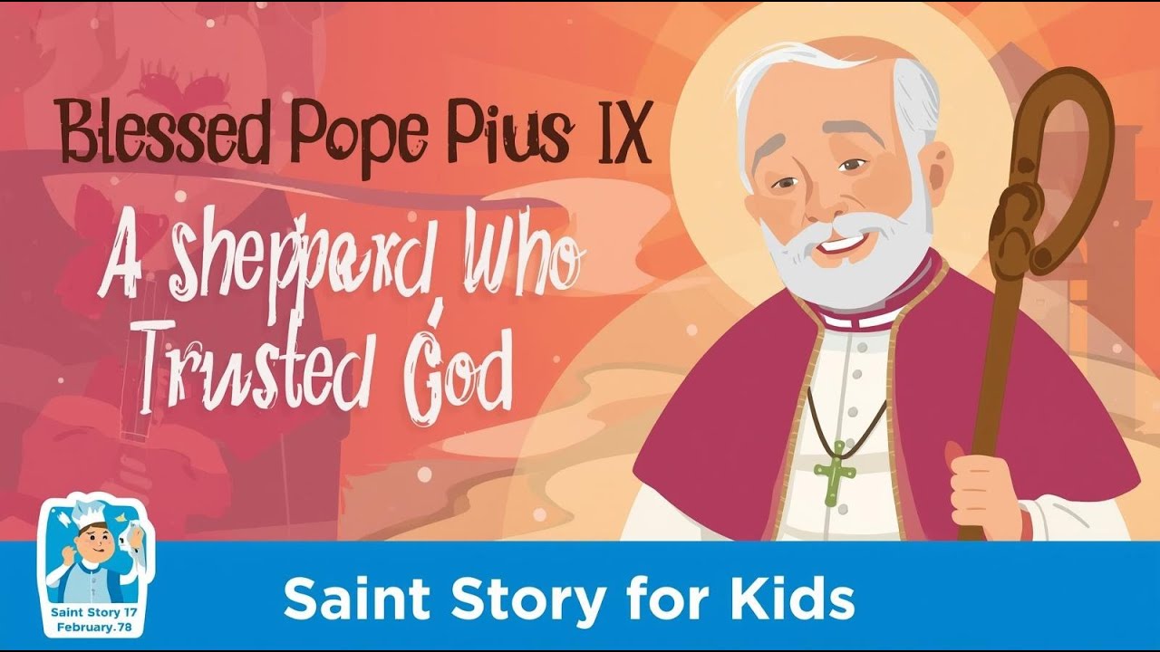Blessed Pope Pius IX | A Shepherd Who Trusted God | Feast Day February 7 | Saint Story for Kids