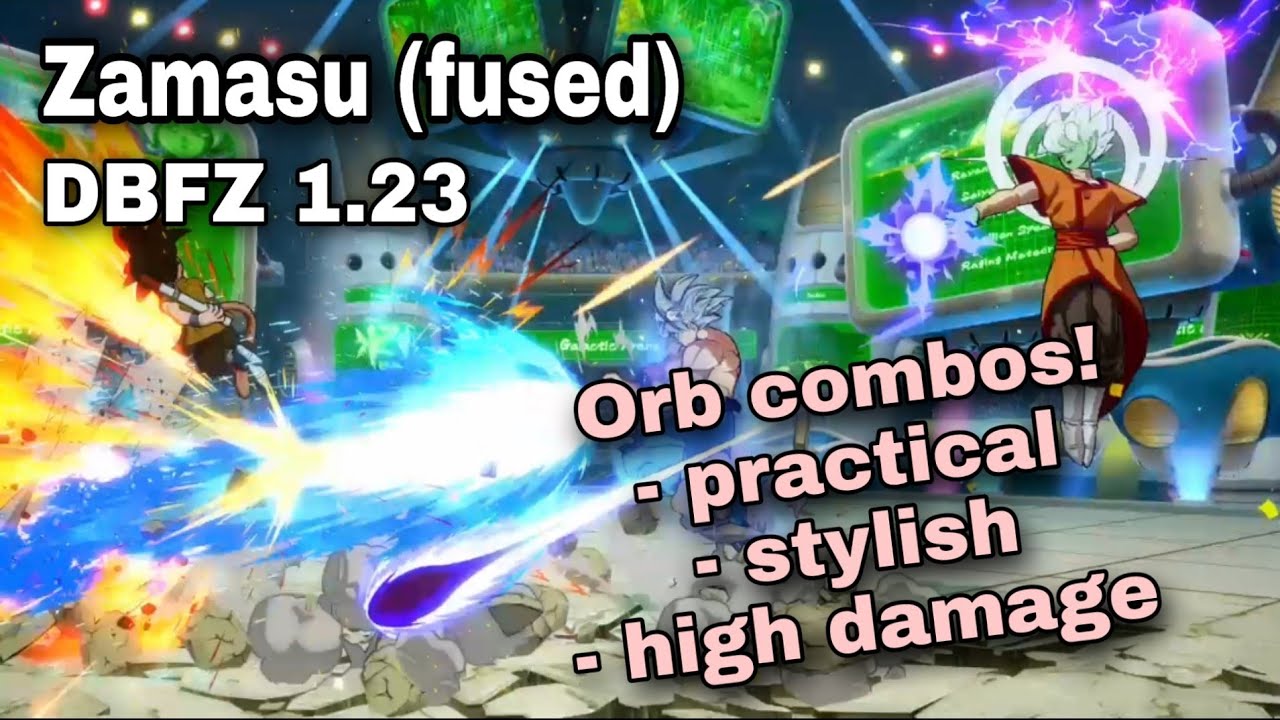 Zamasu FUSED orb combos. Easy & simple to learn! [#DBFZ] 1.23