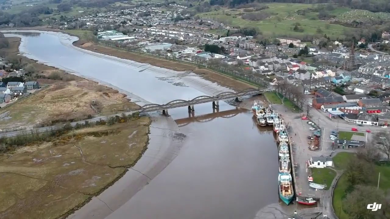 DJI Spark Drone Footage Kirkcudbright, Scotland
