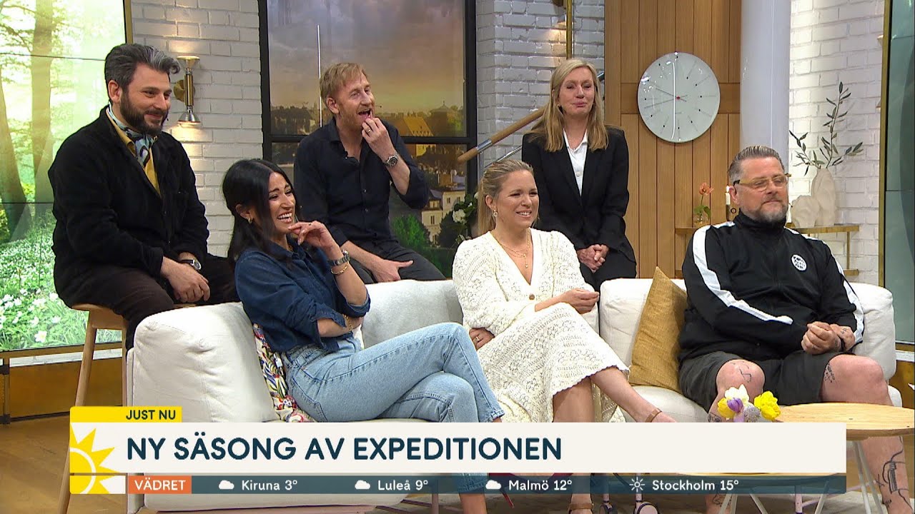 Expedition fnissfest – här är hela gänget i nya säsgongen av Expedi… | Nyhetsmorgon | TV4 & TV4 Play
