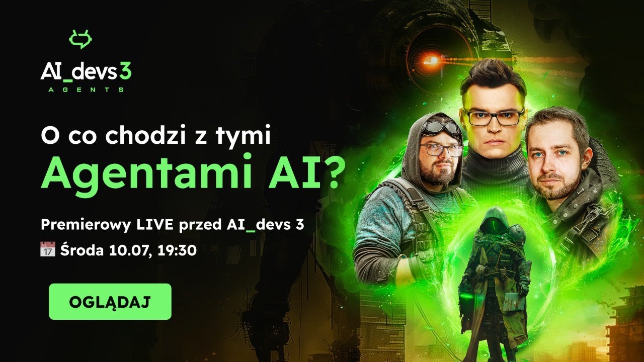 O co chodzi z tymi agentami AI? #AI_devs #LIVE