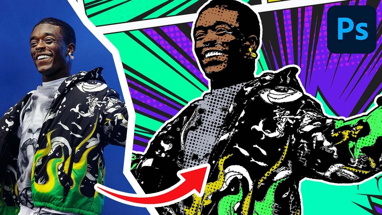 Magazine Halftone Effect Photoshop Tutorial