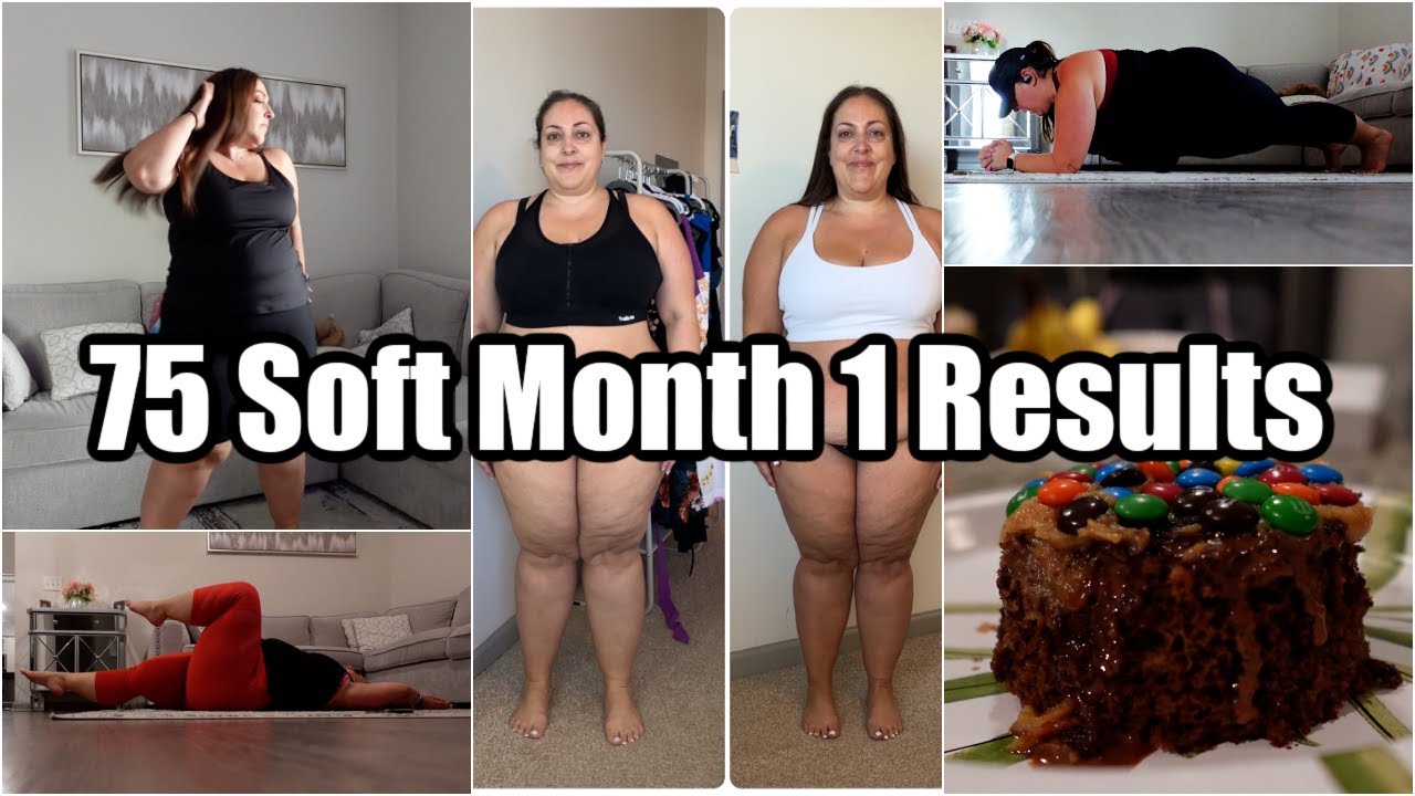 Month 1 of The 75 Soft Challenge Results & Recap | Favorite Recipes, Moments, NSV's & More
