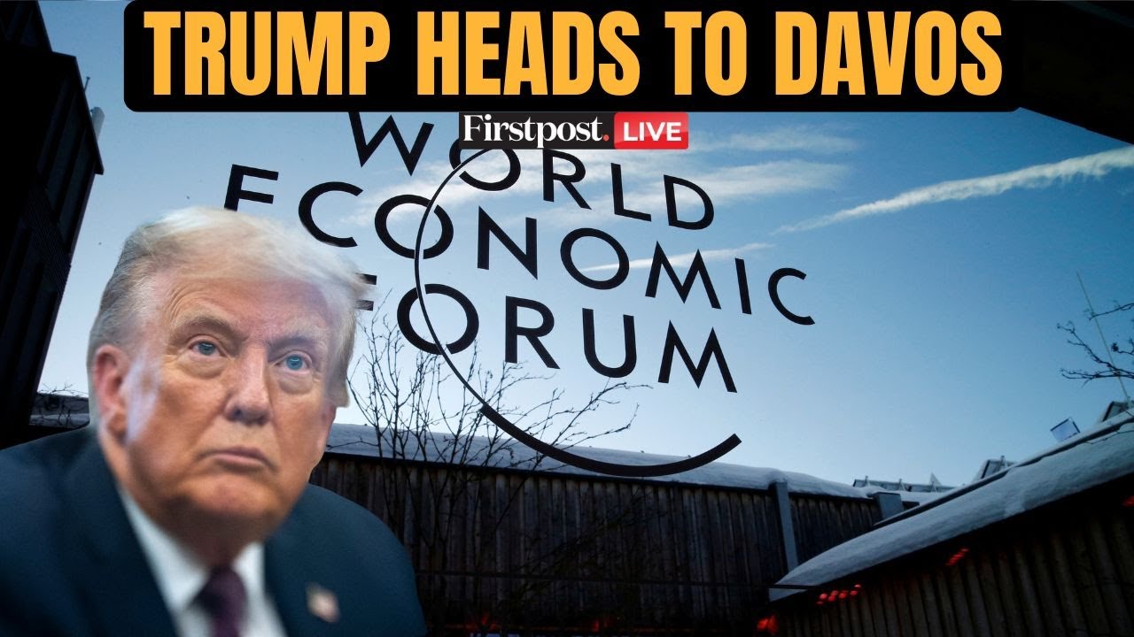 Trump LIVE: Donald Trump Departs Washington for Davos | World Economic Forum 2026 | N18G