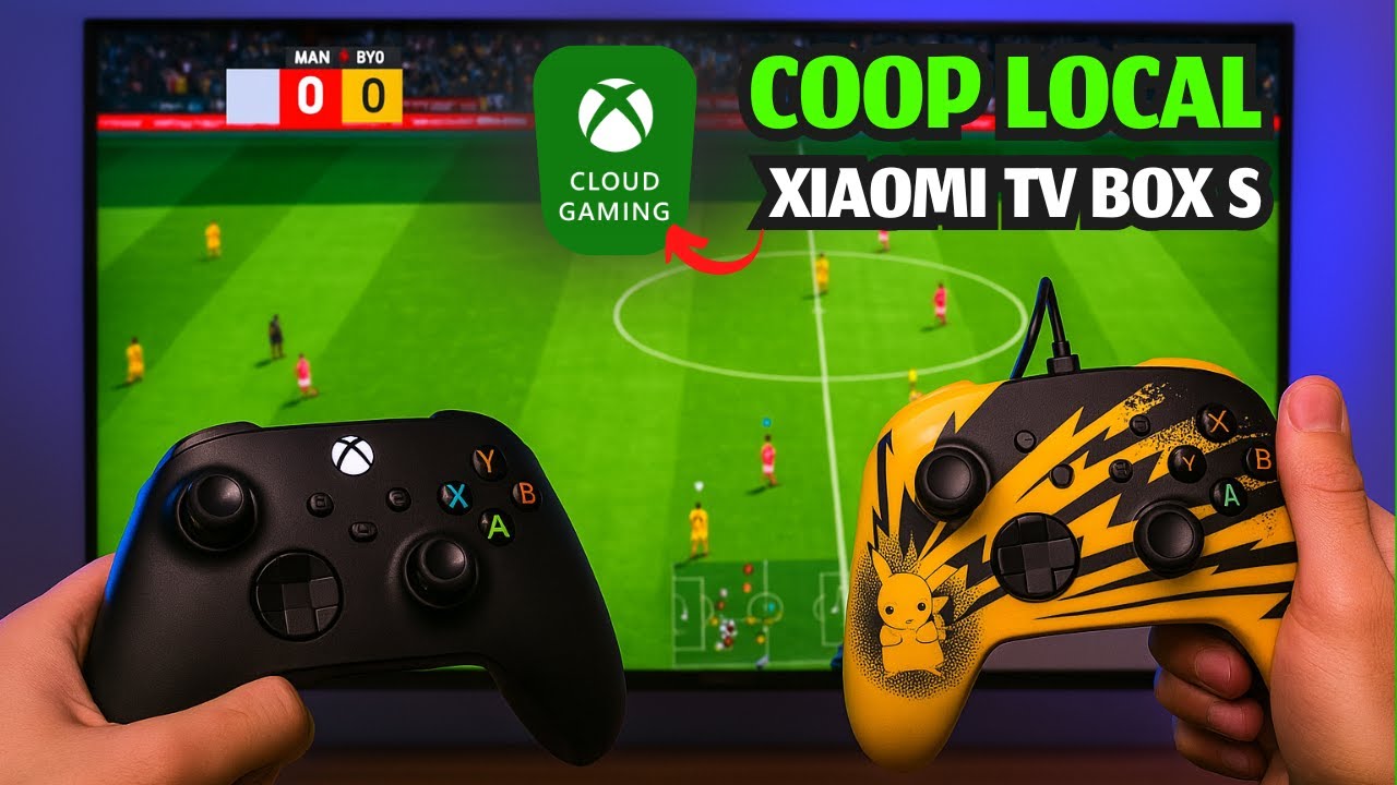 2 CONTROLES na TV BOX: Testei FC 25 no XCLOUD!