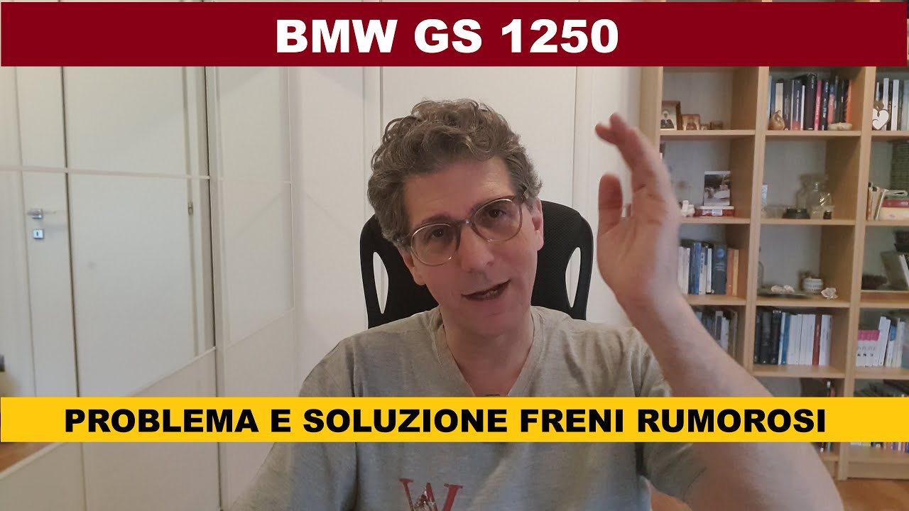 BMW GS 1250: problema  e soluzione freni rumorosi