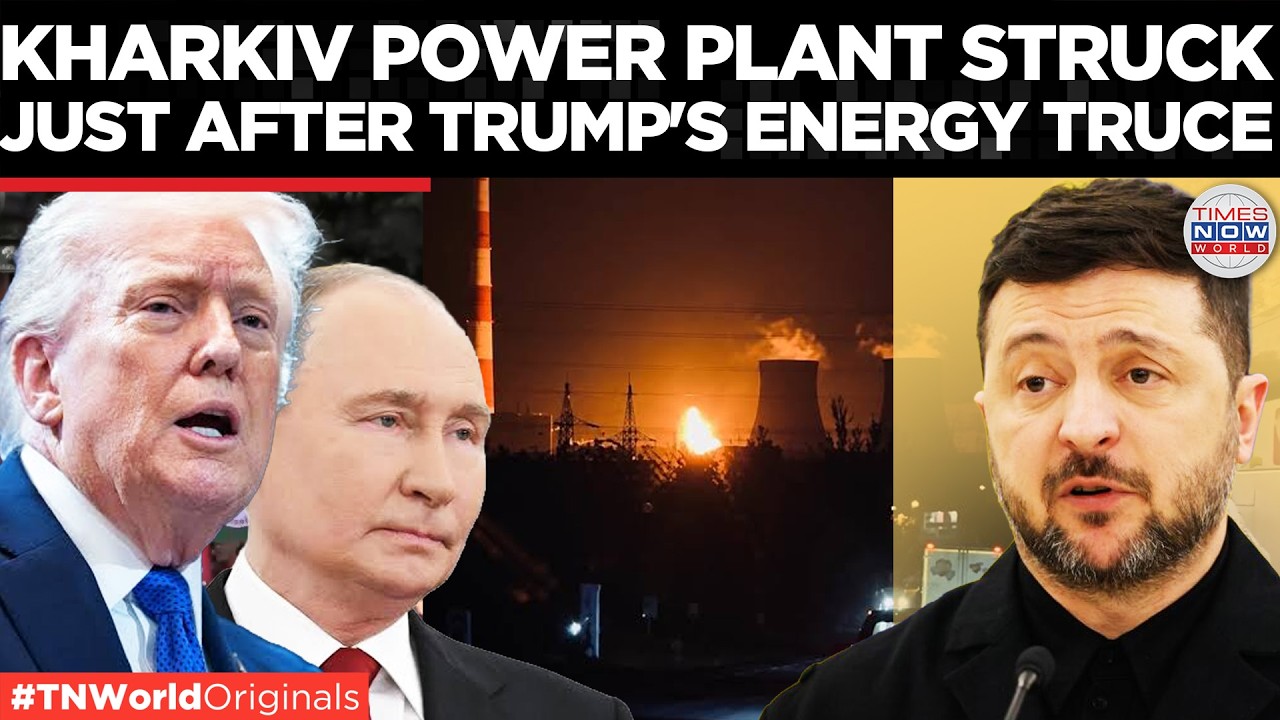 RUSSIAN STRIKE HITS KHARKIV&rsquo;s CHP-5 Thermal Power Plant After Trump&rsquo;s Ceasefire Announcement