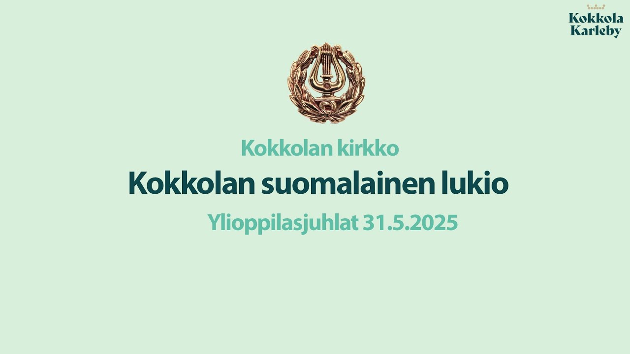 Kokkolan suomalaisen lukion ylioppilasjuhla, kevät 2025