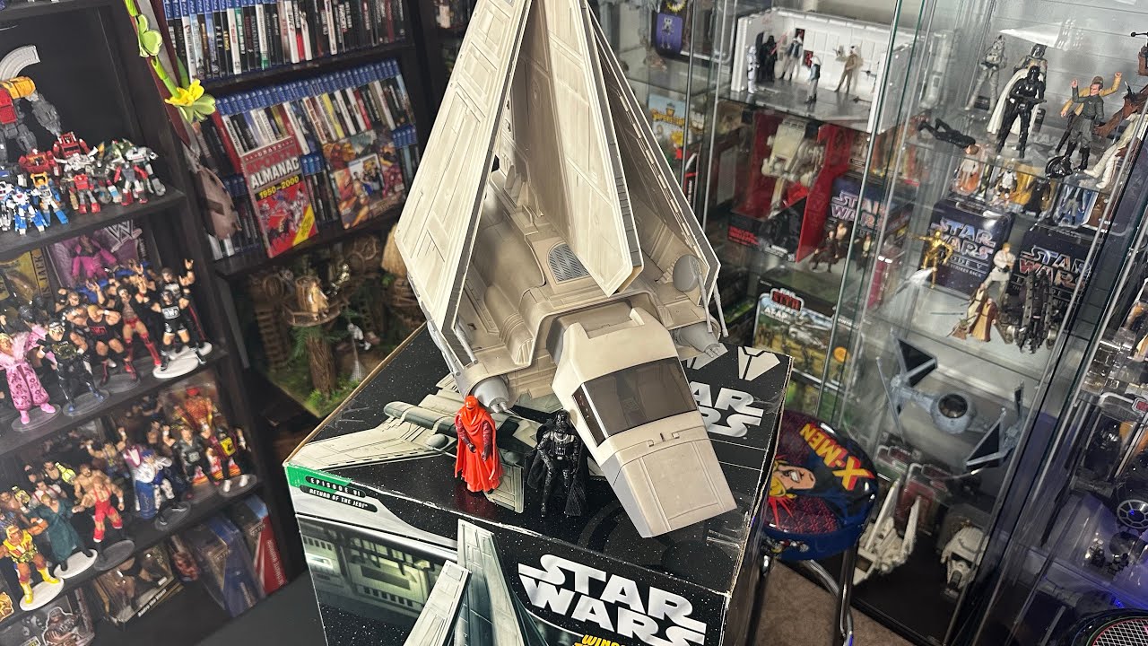 Hasbro star wars imperial shuttle saga collection 2008 target exclusive unboxing and assembly