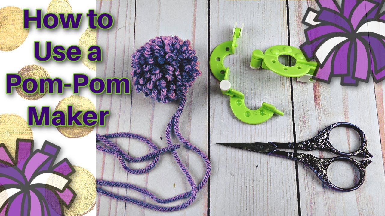 How to Use a Pom-Pom Maker/ Crochet for Beginners