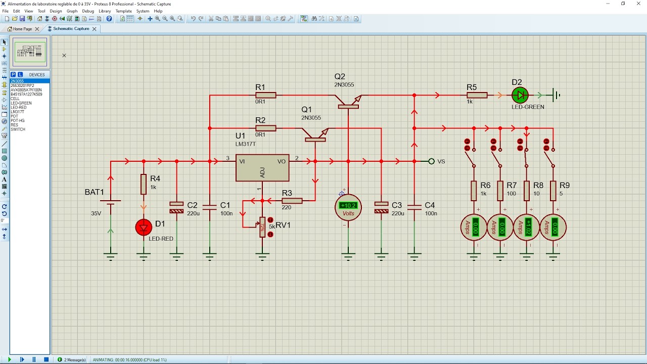 Alimentation reglable de 0 à 30V