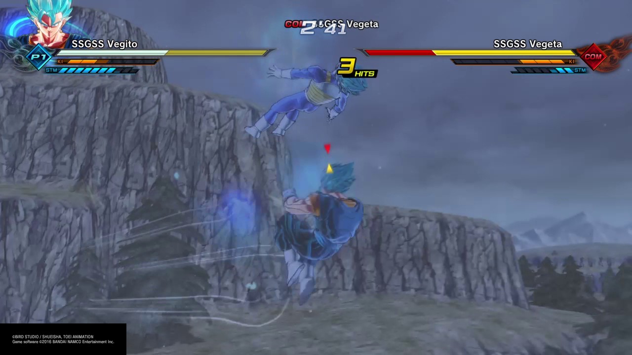 Dragon Ball Xenoverse 2 What if Battles SSGSS Vegito vs SSGSS Vegeta