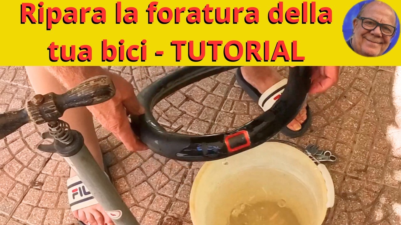 RIPARARE FORATURA della camera d'aria della tua bici . Guida passo - passo