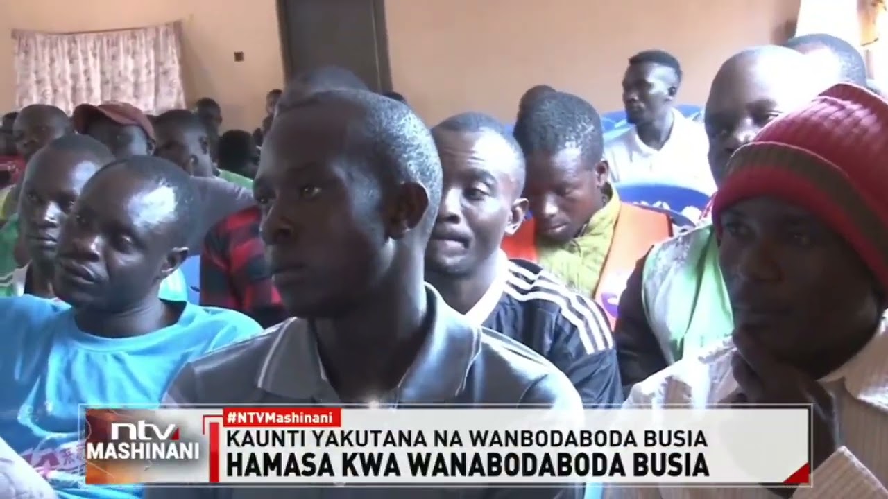 Busia yaendesha hamasa ya ushuru kwa wahudumu wa bodaboda