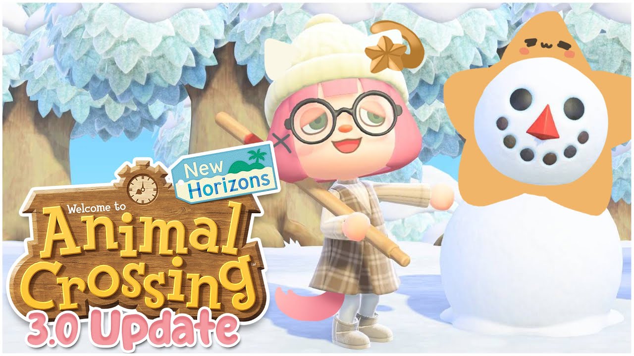 einfach ein bisschen entspannt das neue Animal Crossing Update gamen ( ´ ω ` )