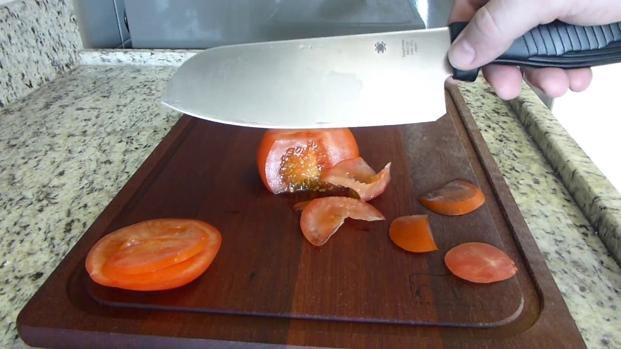 Review da Faca Spyderco Santoku 7 Polegadas - Aço MBS-26