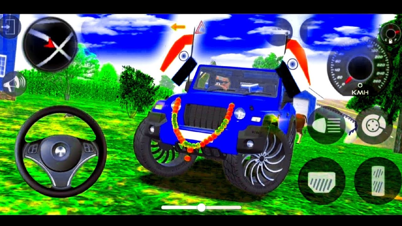 Modified Mahindra Thar😈Games:India Blue Thar (Gadi Wala Games) Car Game Android Game - #2026