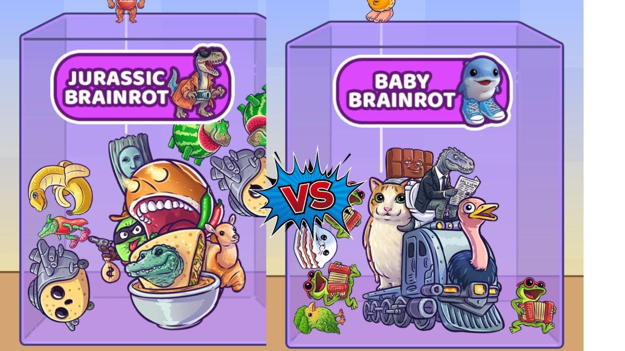Merge Falls Boss | Italian Brainrot vs Baby Brainrot|Max Level