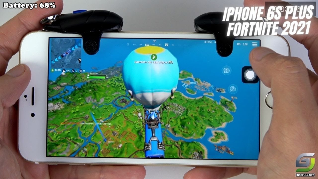 iPhone 6s Plus Fortnite Gameplay 2021