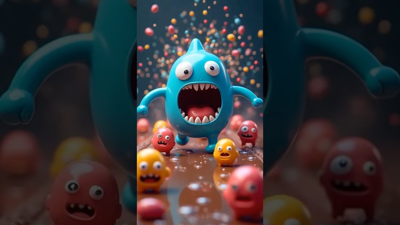 Exploding Jellybean Parade Shorts #shorts #shortvideo #short