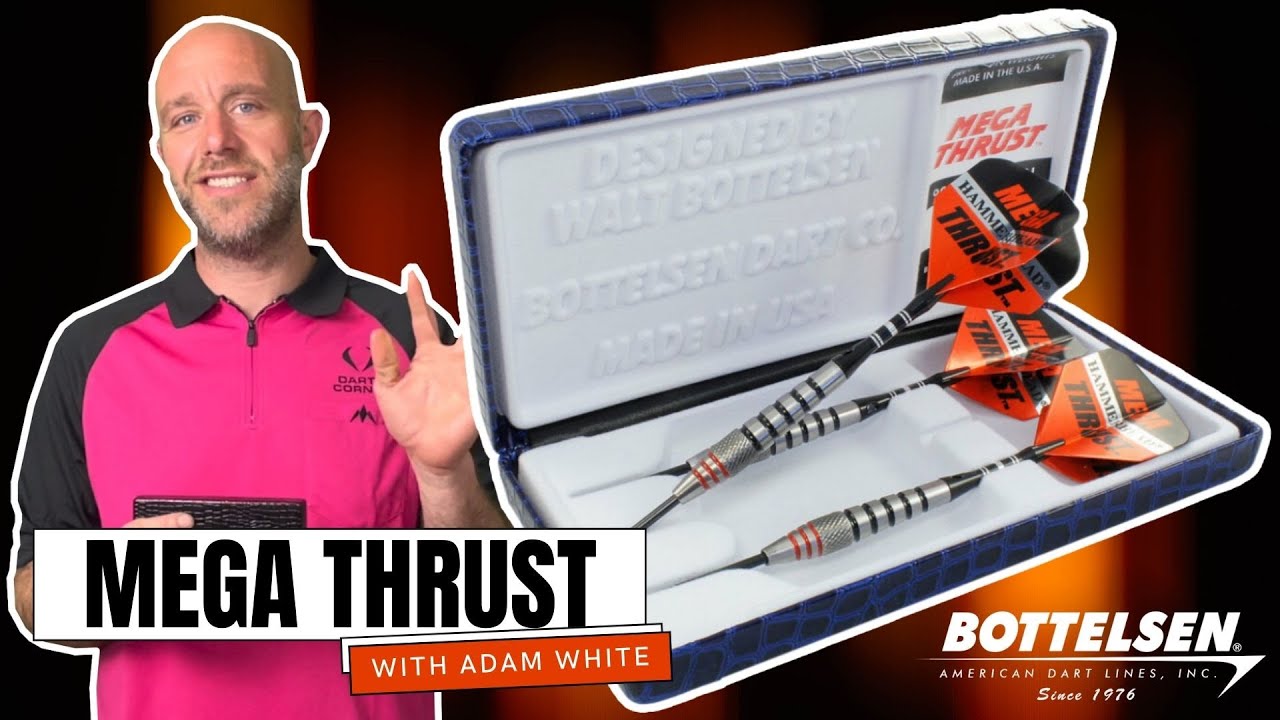 MEGA THRUST FIXED POINT BOTTELSEN DARTS REVIEW WITH ADAM WHITE