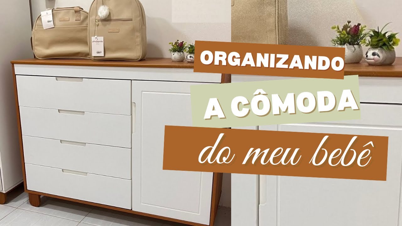 Tour pela cômoda do bebê | Estoque de fralda e higiene 