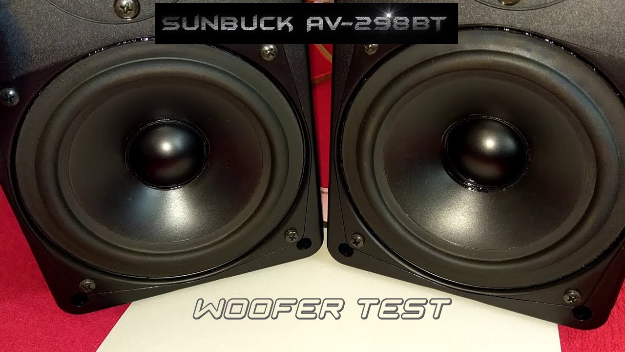 Sunbuck AV-298BT - Woofer test