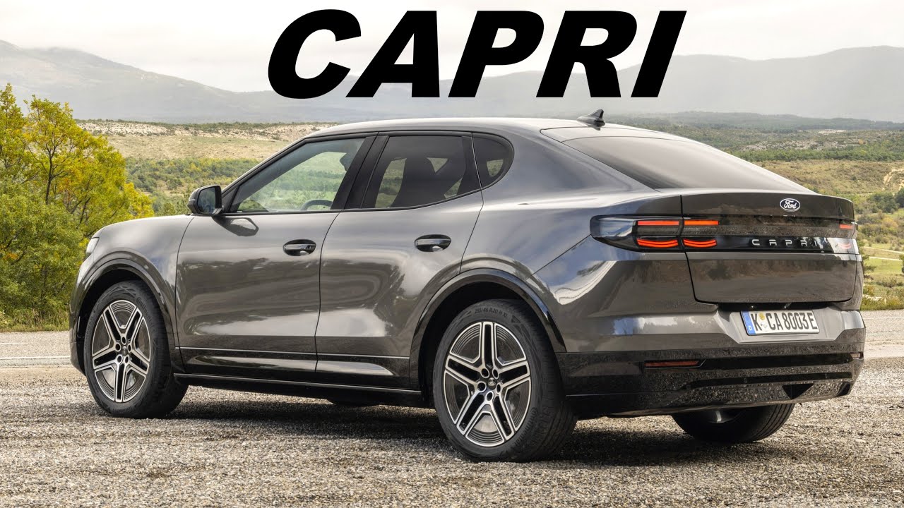 Новый среднеразмерный электрический внедорожник-купе Ford Capri 2026 года