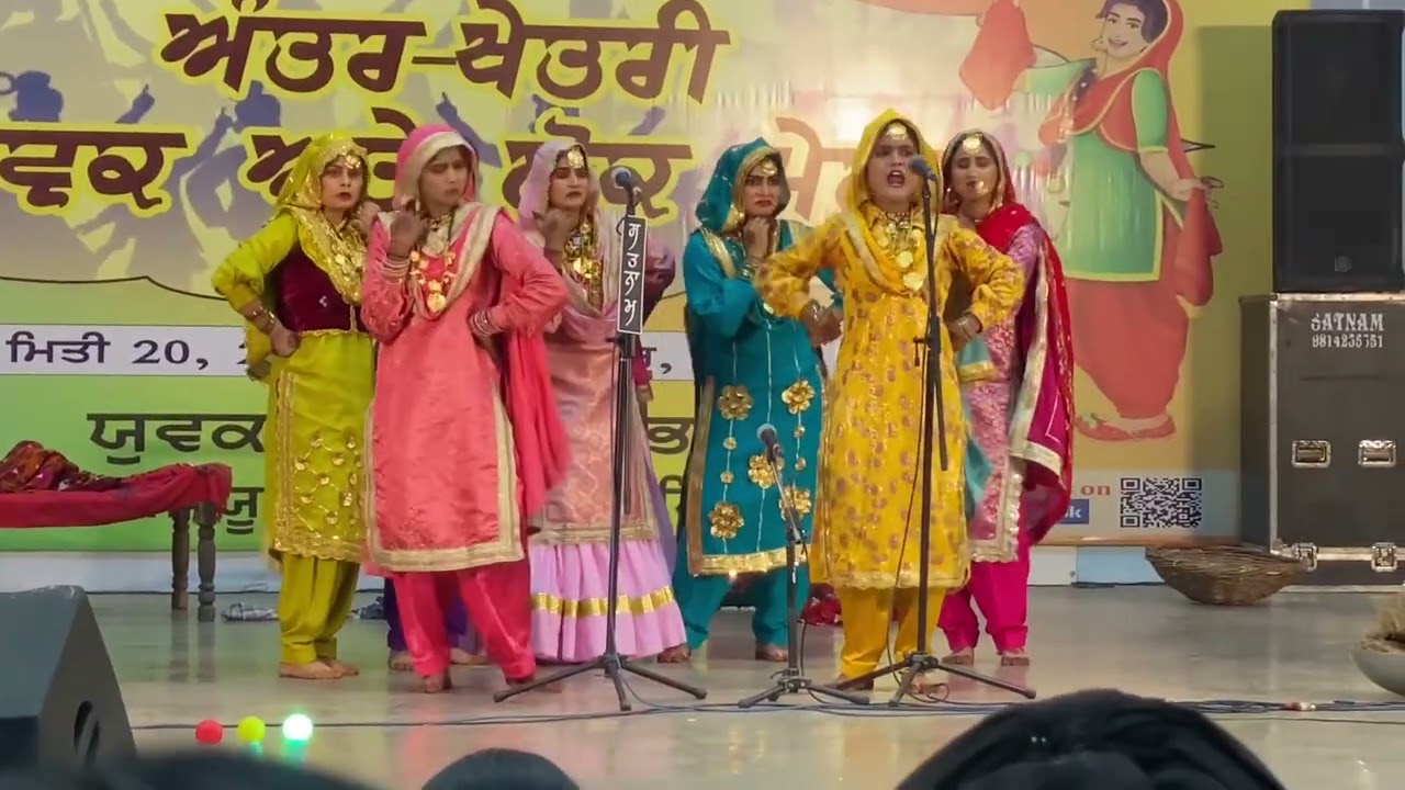 2025 Interzonal Gidha Guru Nanak College Budhlada| #Gidha #loknachaderang