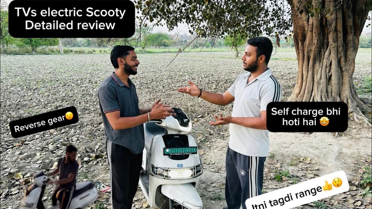 TVs icube electric detailed ownership review👍Pros and cons🧐Phli Scooty jisme reverse gear hai😨😬🤯
