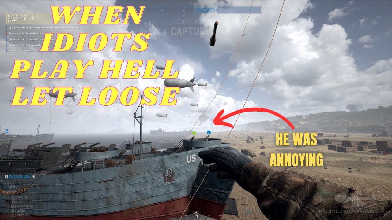 When Idiots play HELL LET LOOSE - funny and epic Gameplay Moments
