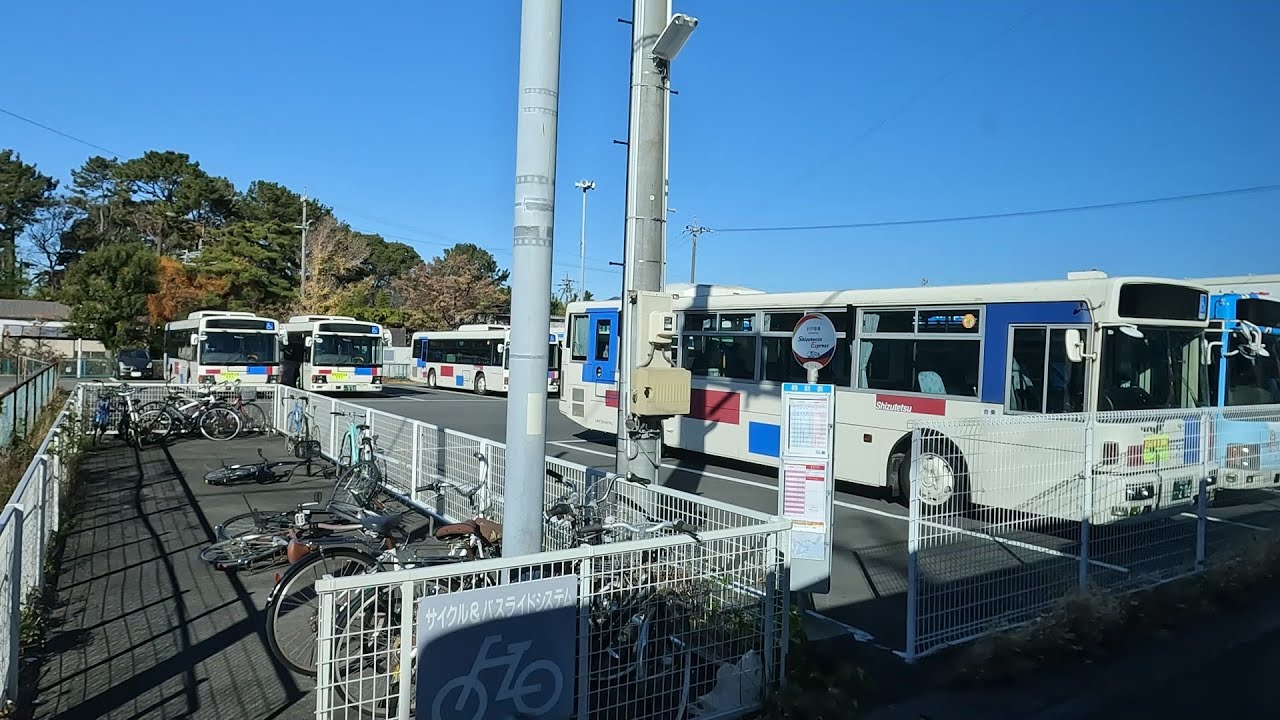 しずてつジャストライン　三保山の手　清水駅 →東海大学三保水族館　【4K対応】