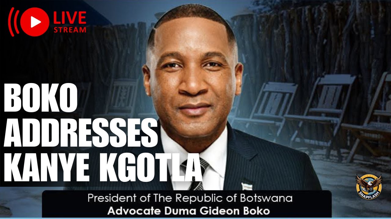 🔴 LIVE: President Duma Boko Addresses Kanye Kgotla Meeting | BW Presidency