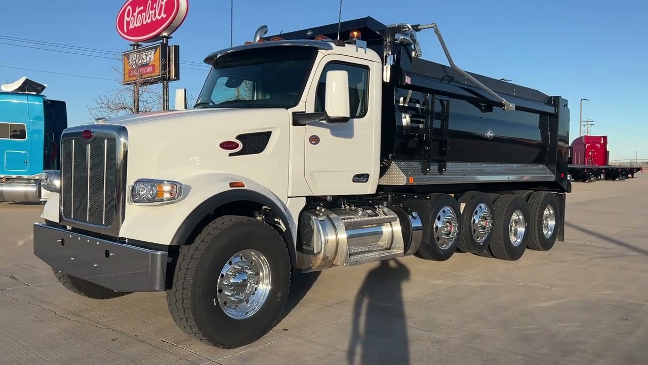 2025 Peterbilt 567 18' Dump Truck 5 axle w/ 18 speed Endurant XDPro Automatic!