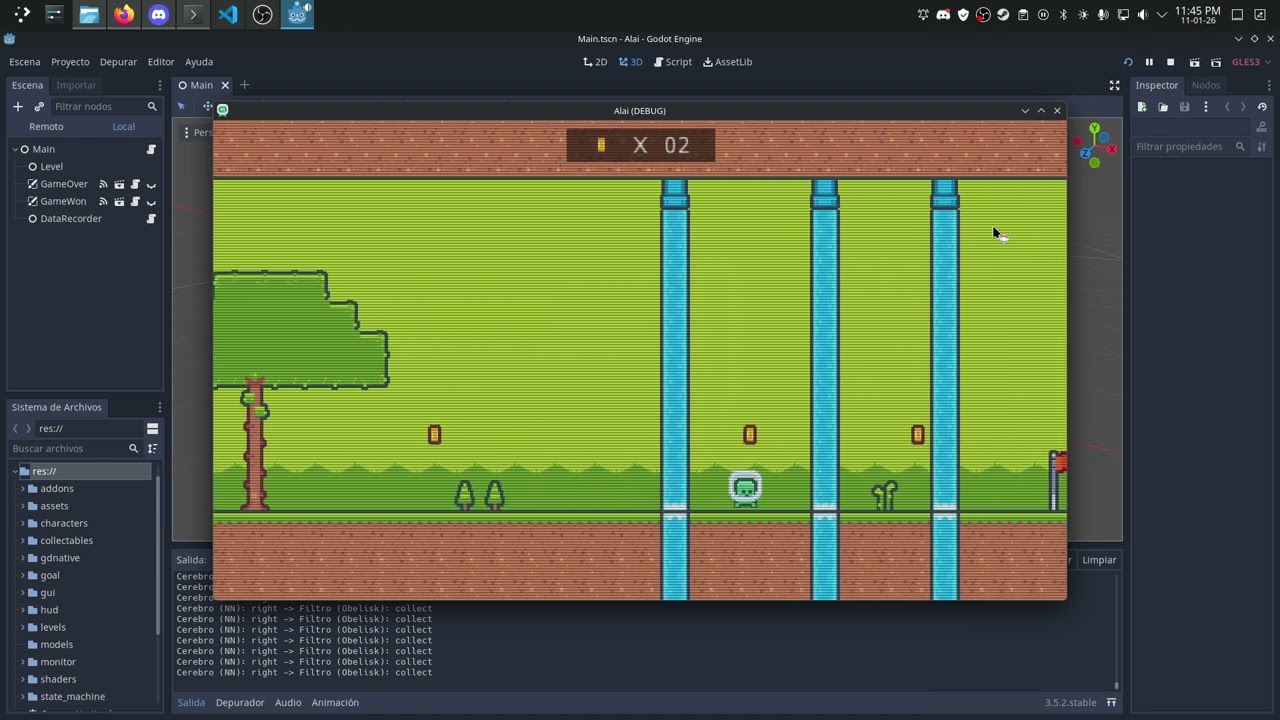 Implementación de Agente Neuro-Simbólico con Redes Neuronales y Lógica en Videojuego 2D