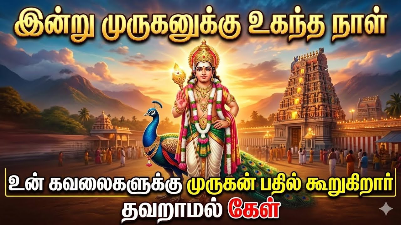 முருகன் உன்னுடன் பேசுகிறார் உன் கவலைகள் அனைத்தும் நீங்கும்|#murugan #muruga #muruganthunai #முருகா 