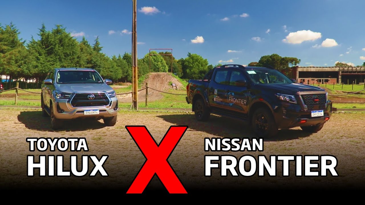 Comparamos a nova Nissan Frontier com a consagrada Toyota Hilux