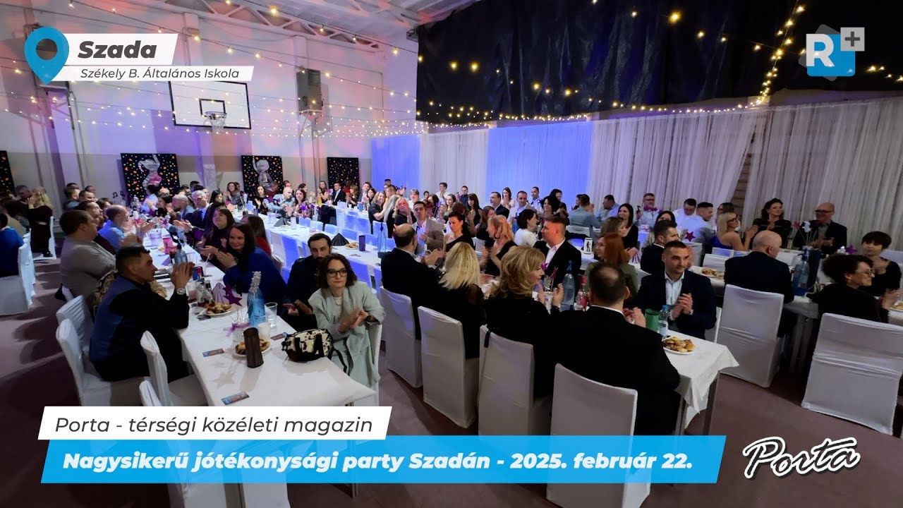 Nagysikerű jótékonysági party a Székely Bertalan Általános Iskola javára Szadán
