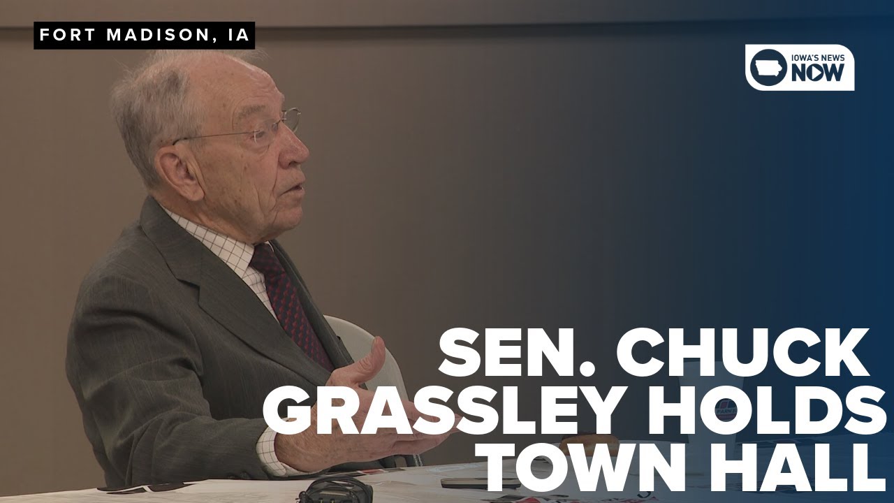 Sen. Chuck Grassley holds town hall meeting in southeast Iowa