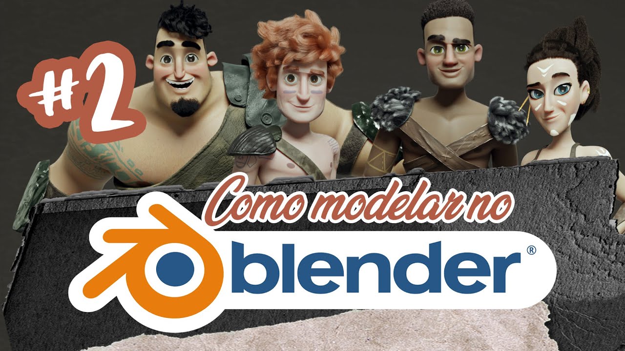 COMO MODELAR NO BLENDER PT 2 | (GAME CHARACTER PARA INICIANTE) (ATUALIZADO 2021)