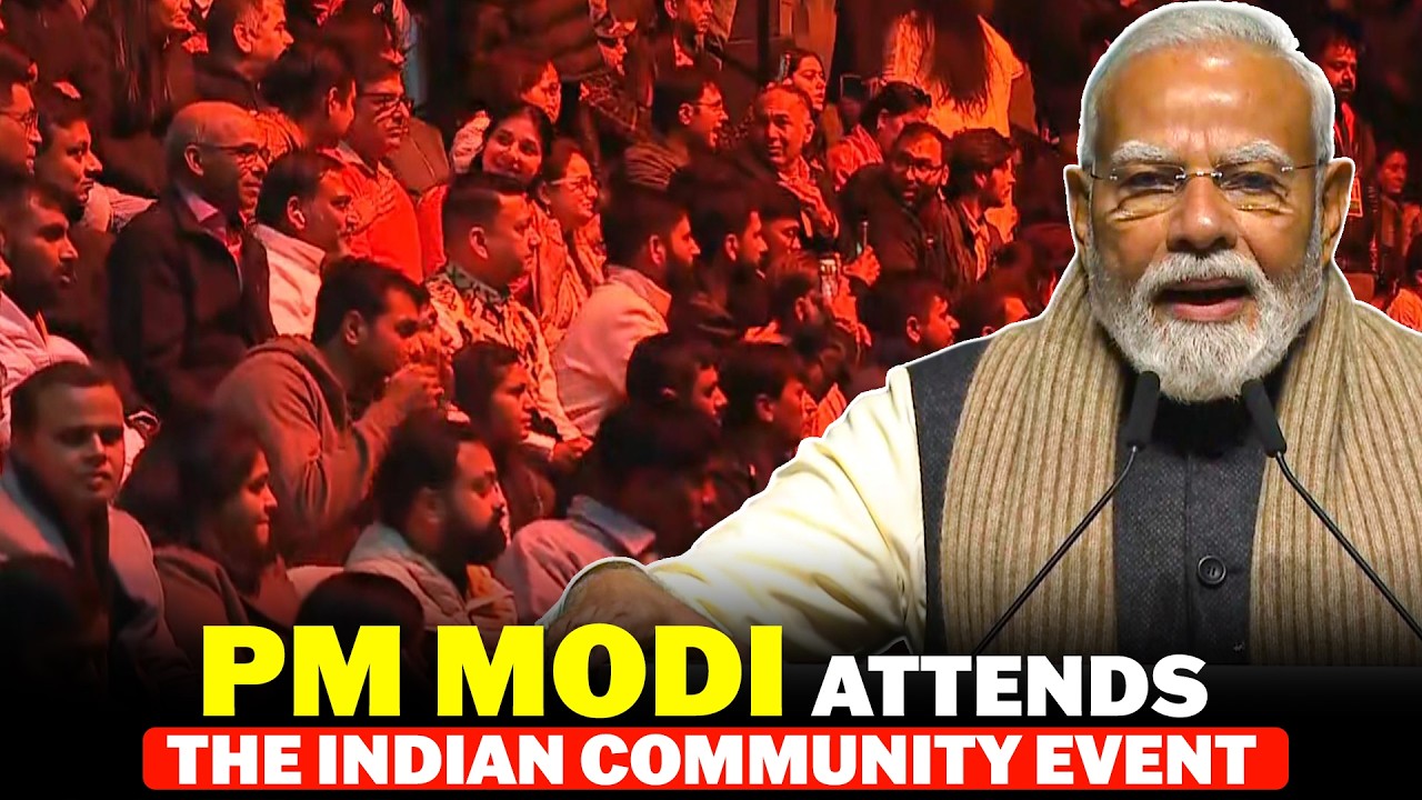 LIVE: PM Narendra Modi Attends Indian Community Event | PM Modi | India&ndash;New Zealand