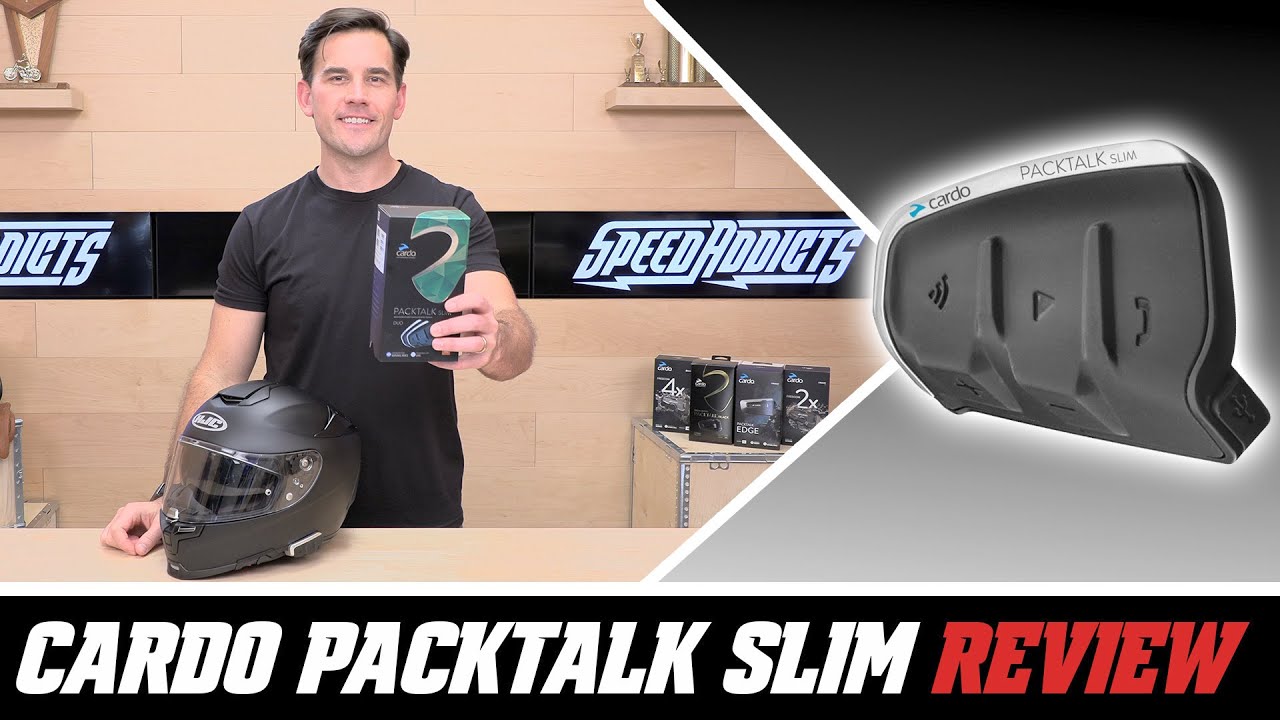 Cardo Packtalk Slim Bluetooth Headset Review at SpeedAddicts.com