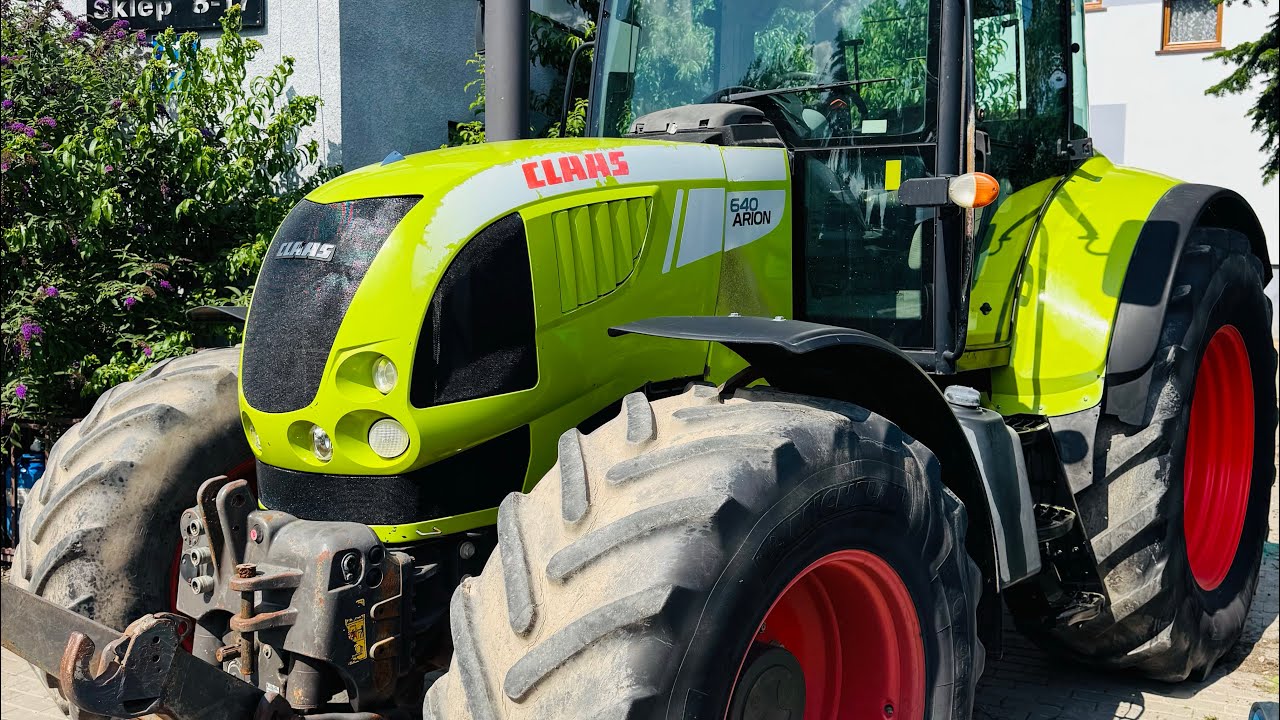 Claas Arion 640, przedni TUZ i WOM, 7300 mtg, miękka kabina, pneumatyka, zaczepy, prezentacja/review