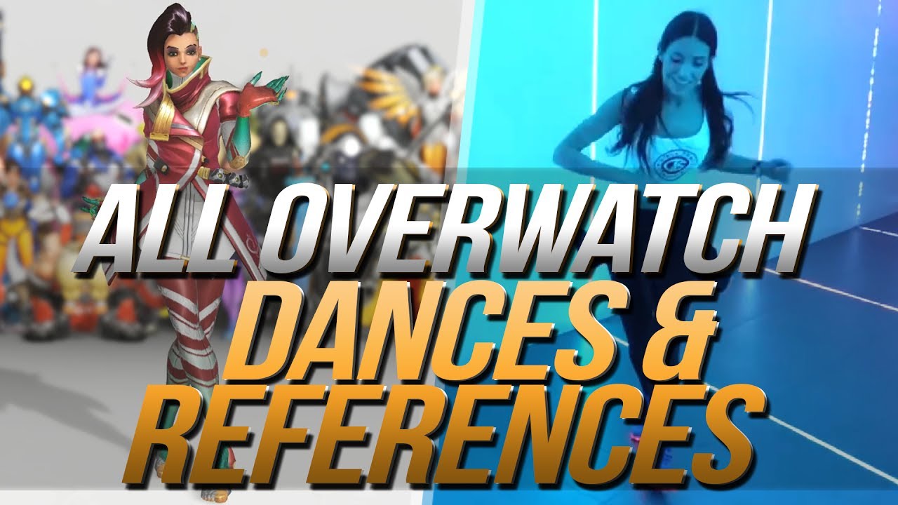 Overwatch Dances | Music & Reference | Side by Side | All Heroes