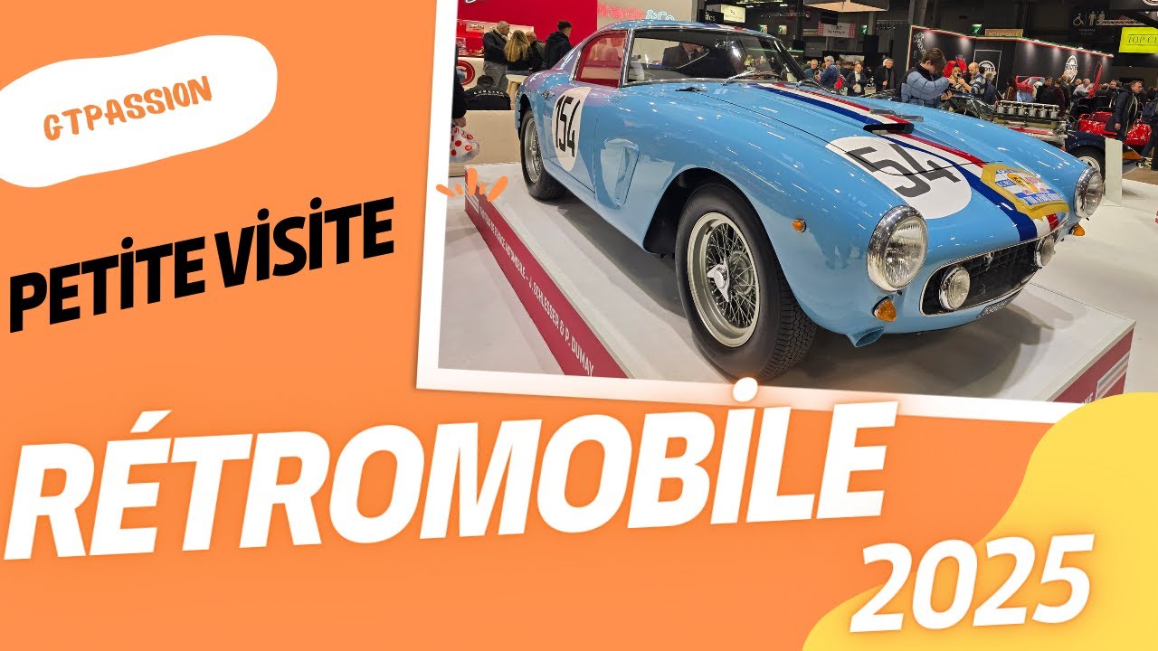 Visite de la 49ème Édition de Rétromobile