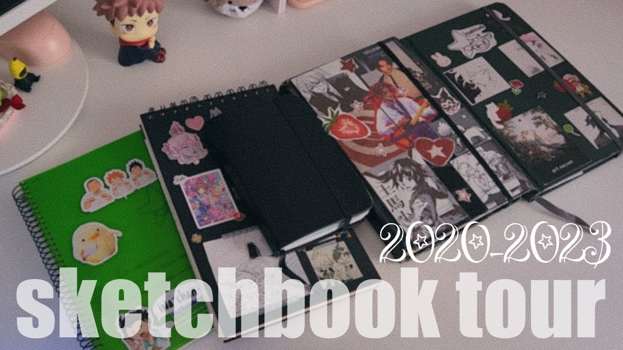 mis peores sketchbooks🥀 | sketchbook tour 2020-2023