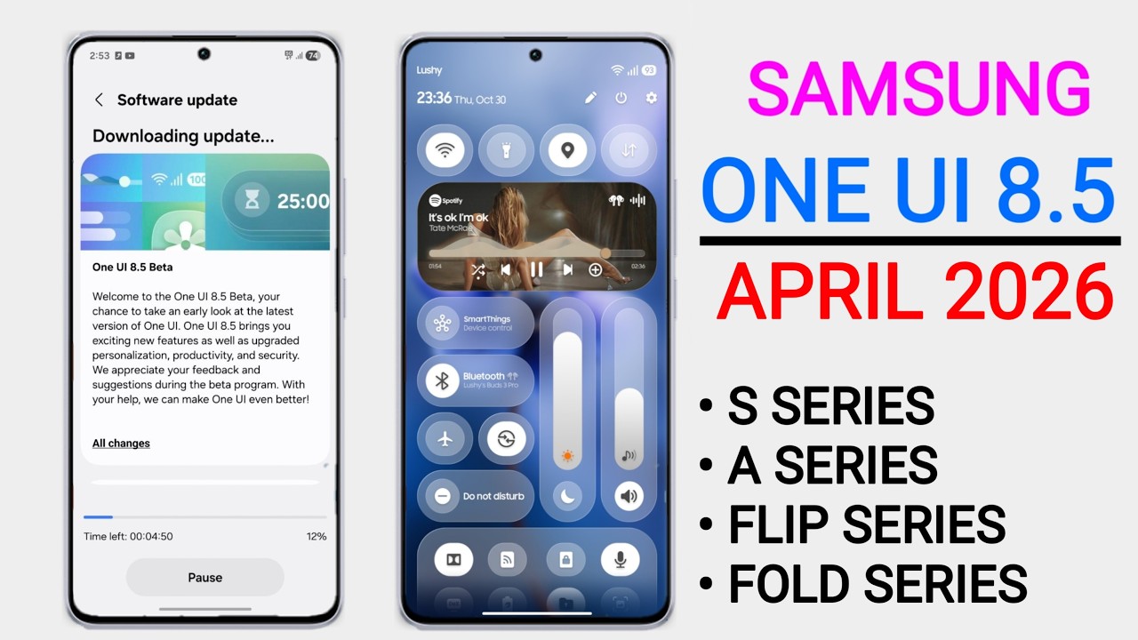 Samsung One Ui 8.5 Update : April Schedule | S25,S24,A55,A35,S23/S24 Ultra,S24 Fe