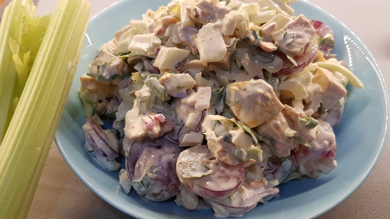 NAJLEPSZA SAŁATKA z Selerem Naciowym i Kurczakiem. BEST Celery Chicken Salad