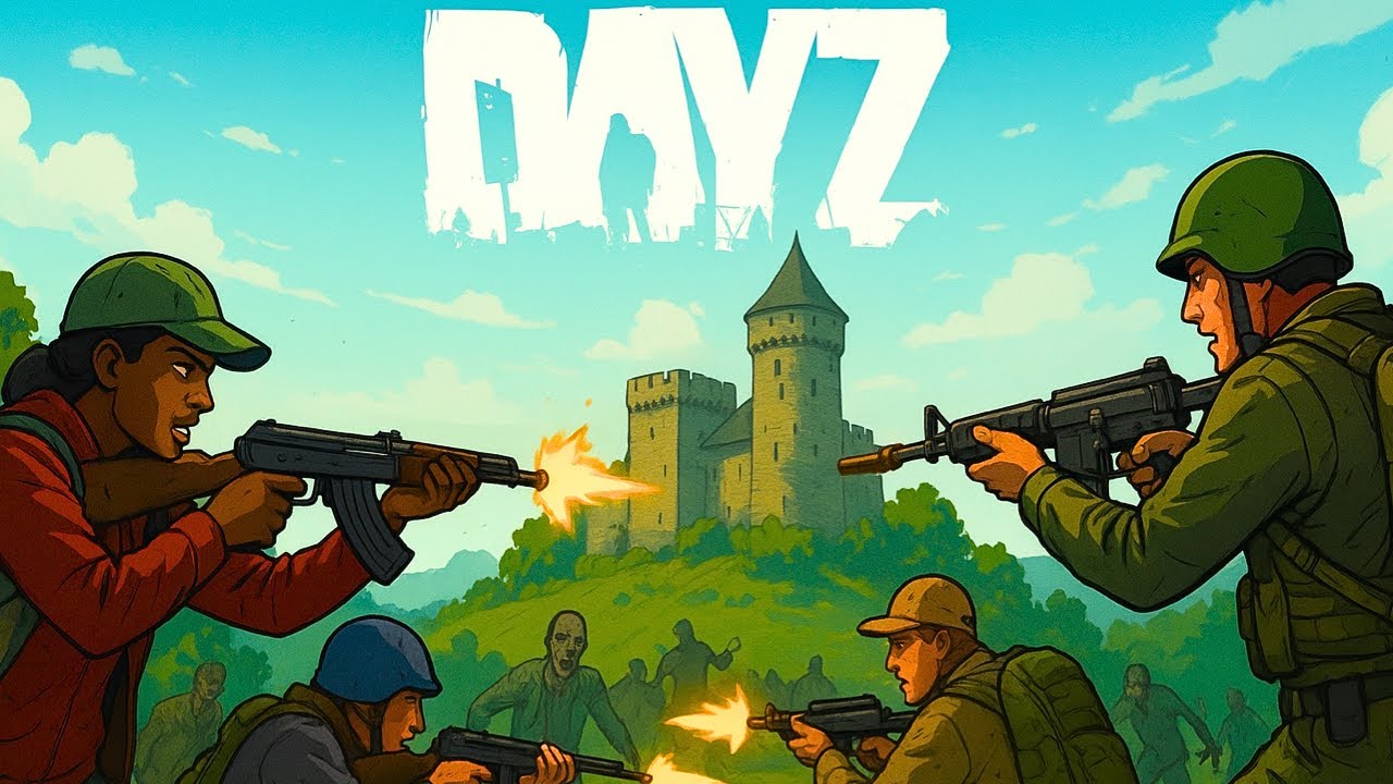 МЫ ПОСТРОИЛИ ЗАМКОВУЮ БАЗА на ОФИЦИАЛЬНОМ сервере DayZ! DayZ PS5